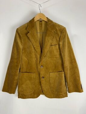 J Crew Kenmare Corduroy Blazer Jacket Brown Men’s Size 36S